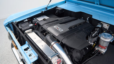 Classic Ford Bronco engine bay