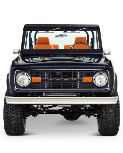 Classic Ford Bronco during a beach story