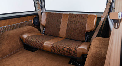 Classic Ford Bronco seating