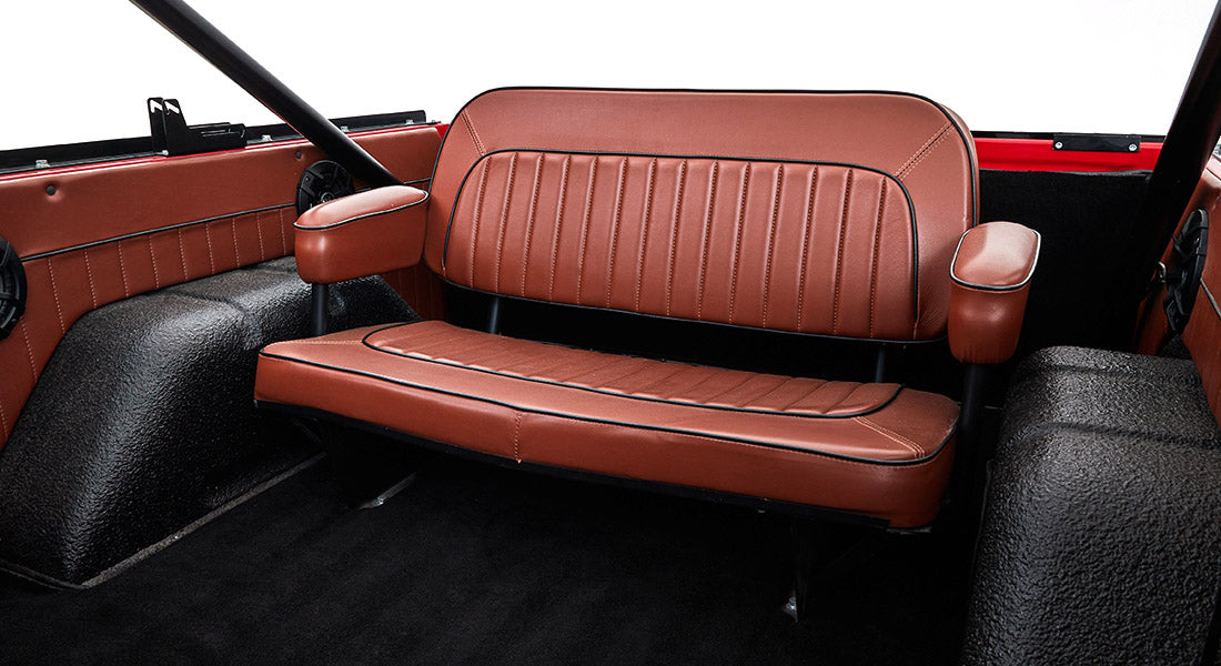Classic Ford Bronco seating