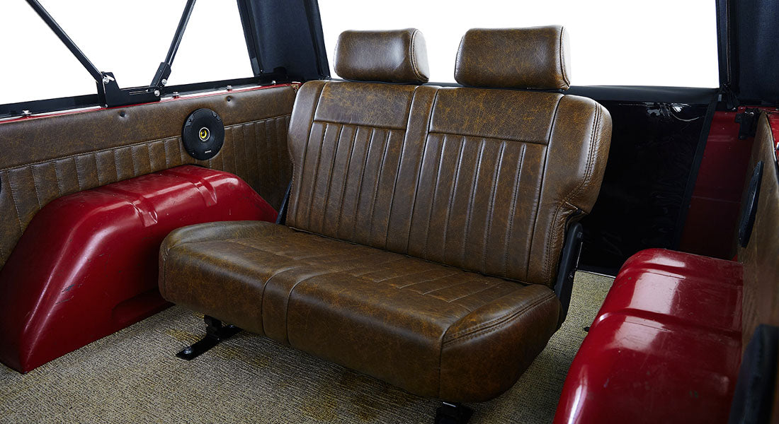 Classic Ford Bronco seating