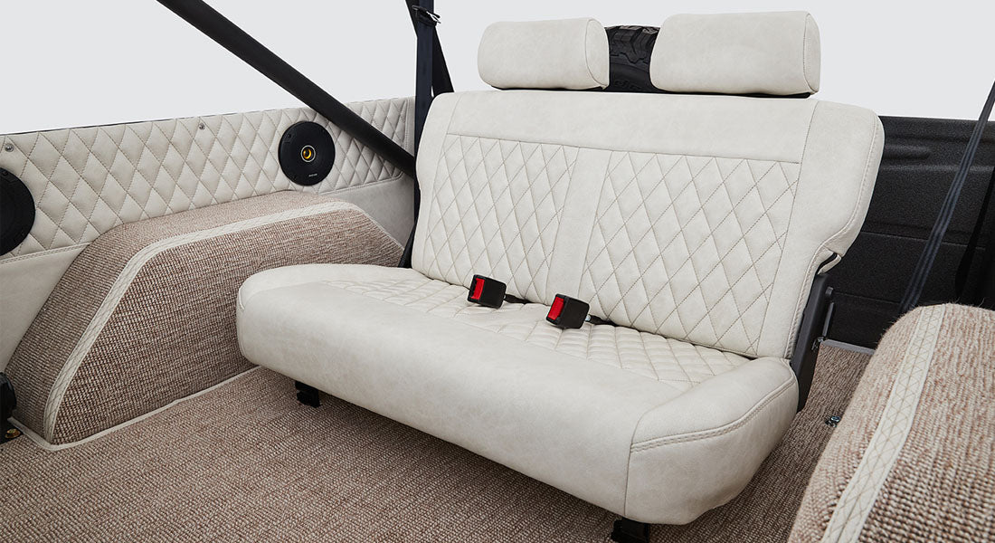 Classic Ford Bronco seating