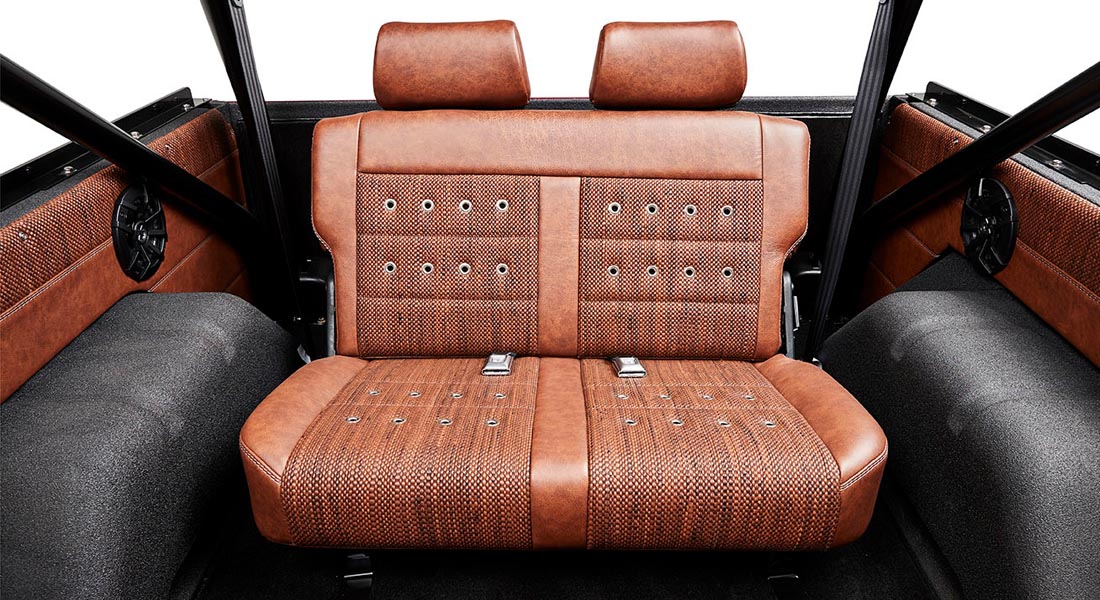 Classic Ford Bronco seating