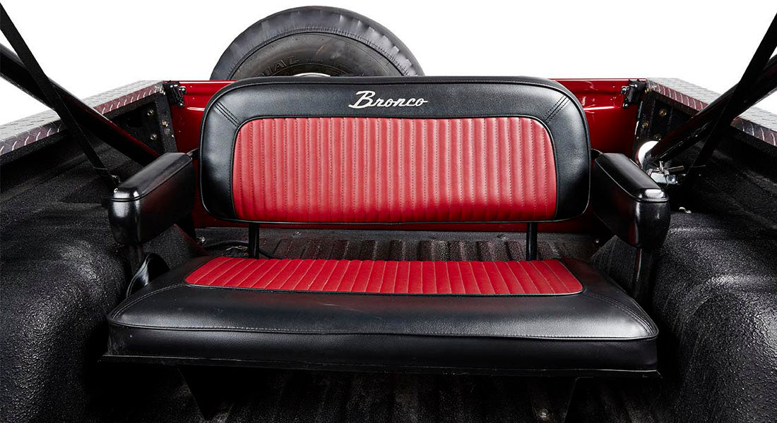 Classic Ford Bronco seating