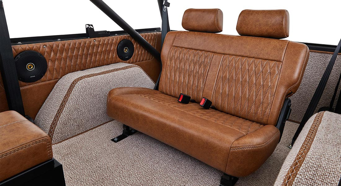 Classic Ford Bronco seating
