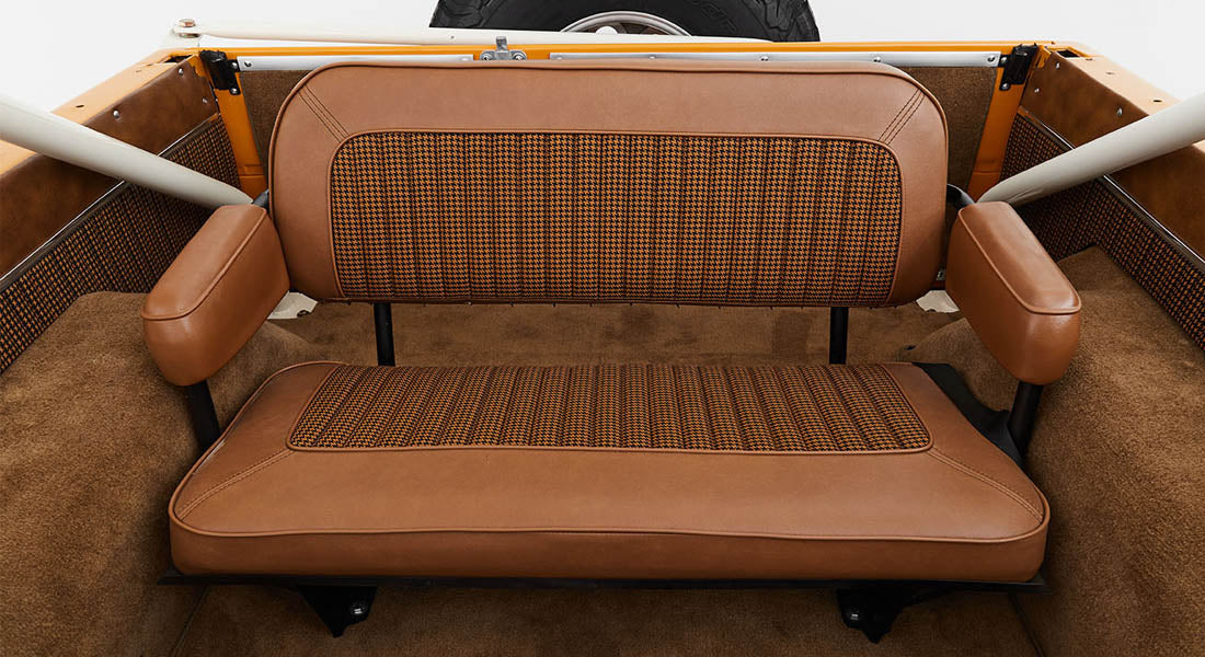 Classic Ford Bronco seating