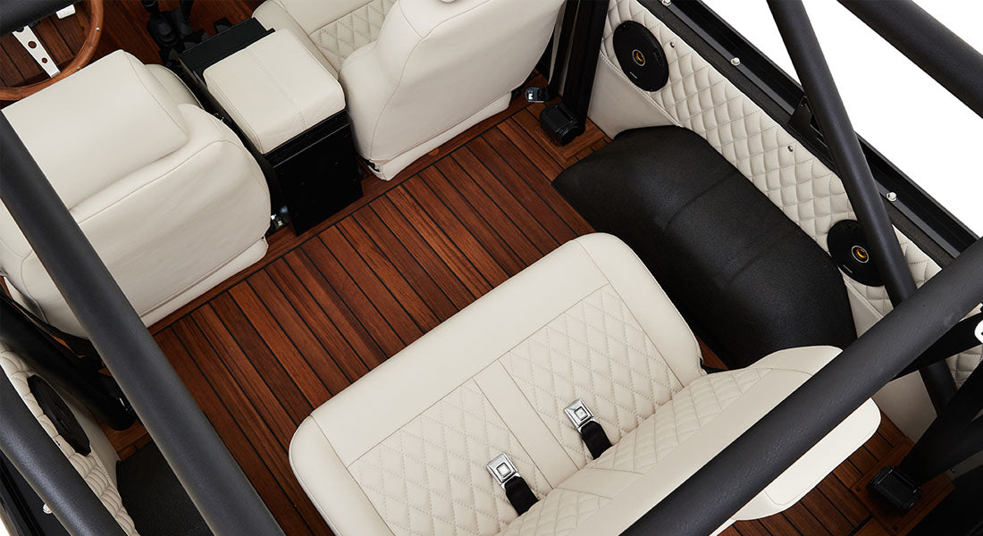 Classic Ford Bronco interior