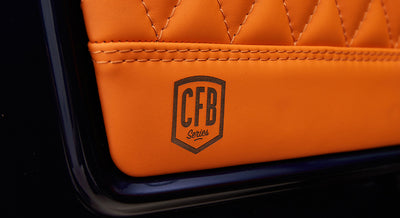 1974 Classic Ford Broncos Coyote Series Alys Beach with Orange Interior and black soft top