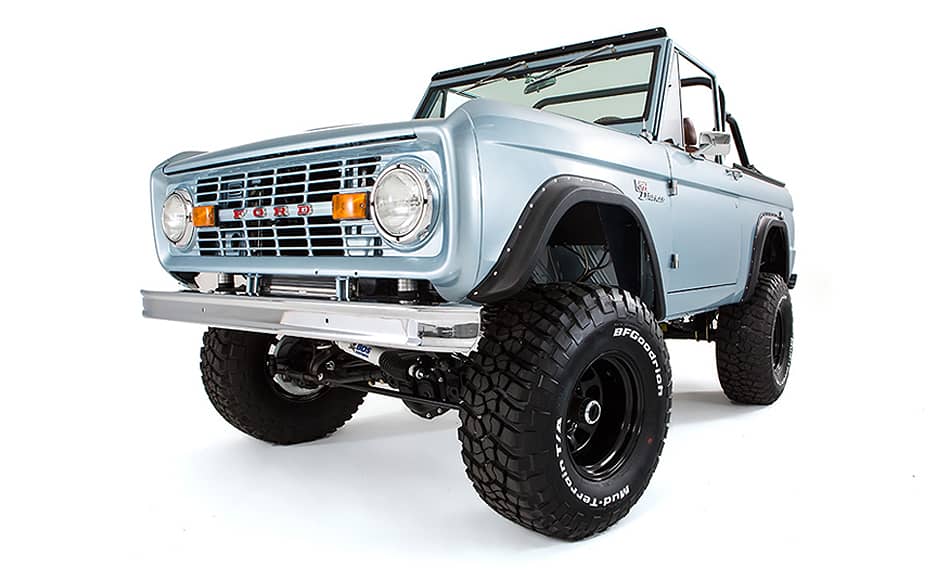 Classic Ford Bronco front view