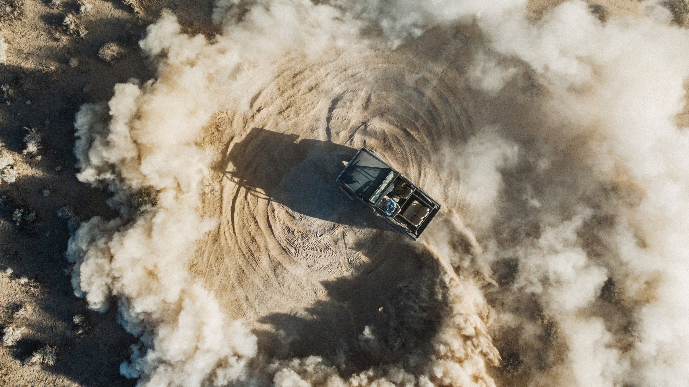 Classic Ford Bronco during the Freedom in the Hills story