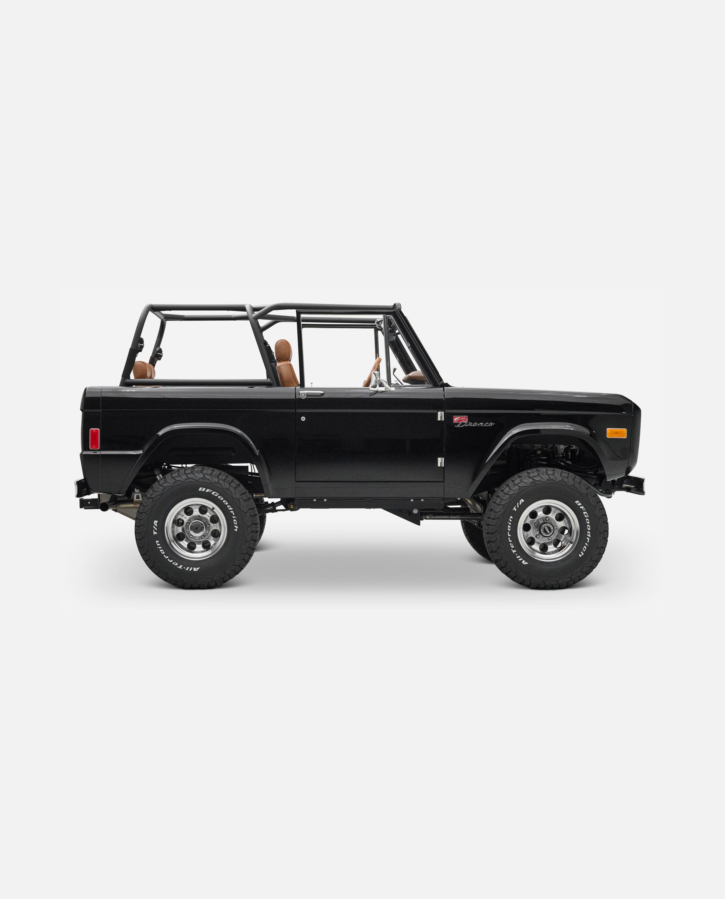 Classic Ford Bronco during a beach story