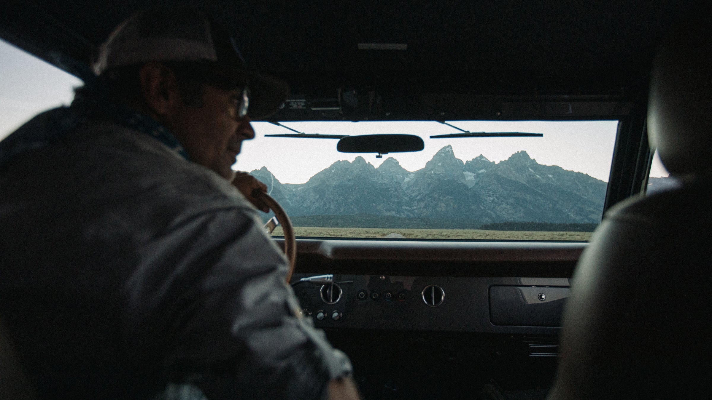 Classic Ford Bronco during the Chasing the Light story