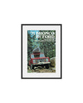 Vintage Bronco Canoe Ad