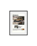 Vintage Bronco Tough 4-Wheeler Ad