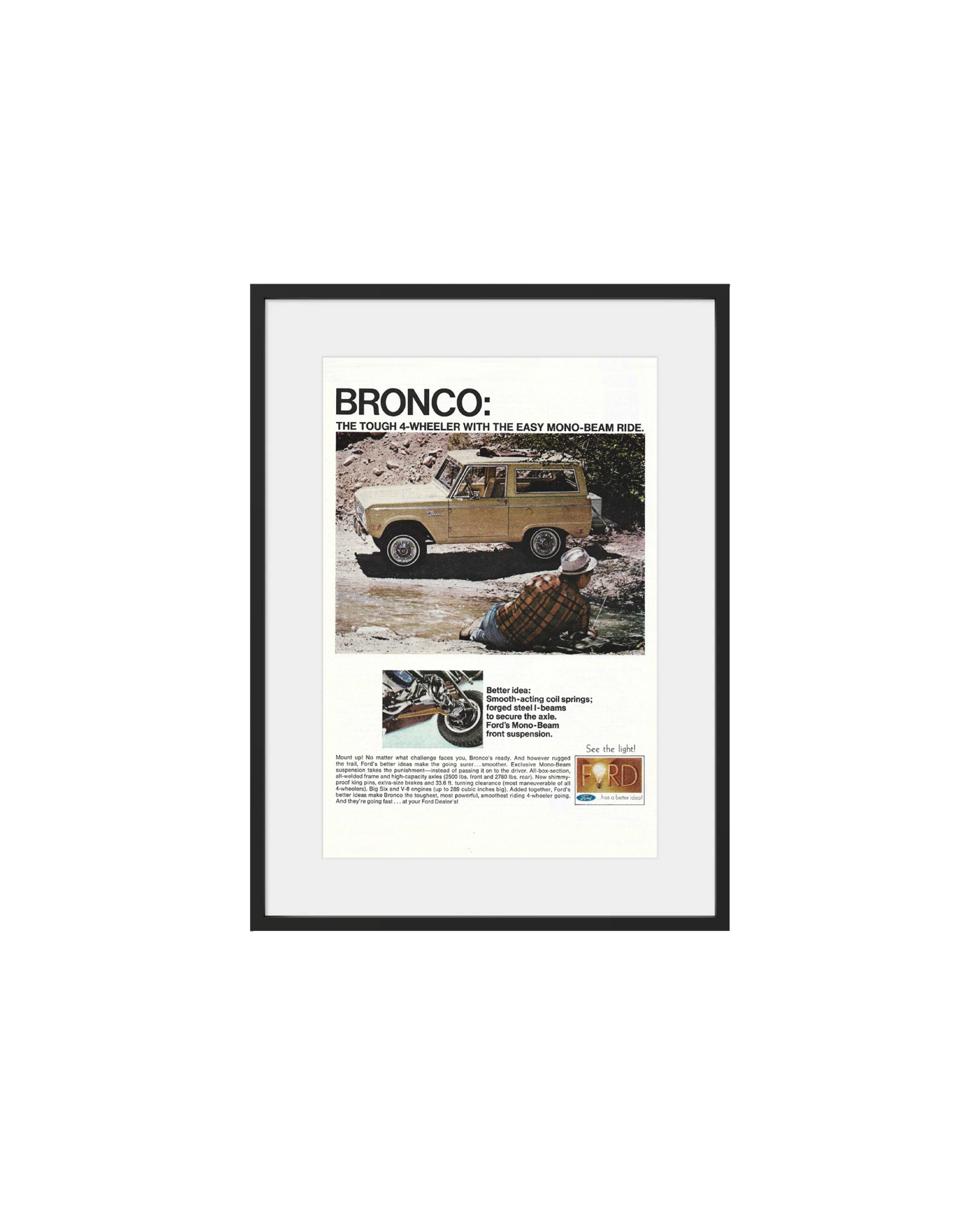 Vintage Bronco Tough 4-Wheeler Ad