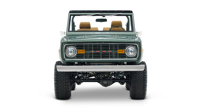 1973 classic ford bronco in highland green front