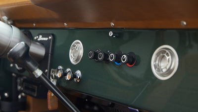 1973 classic ford bronco in highland green dash