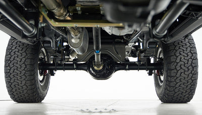1973 classic ford bronco in highland green underbody