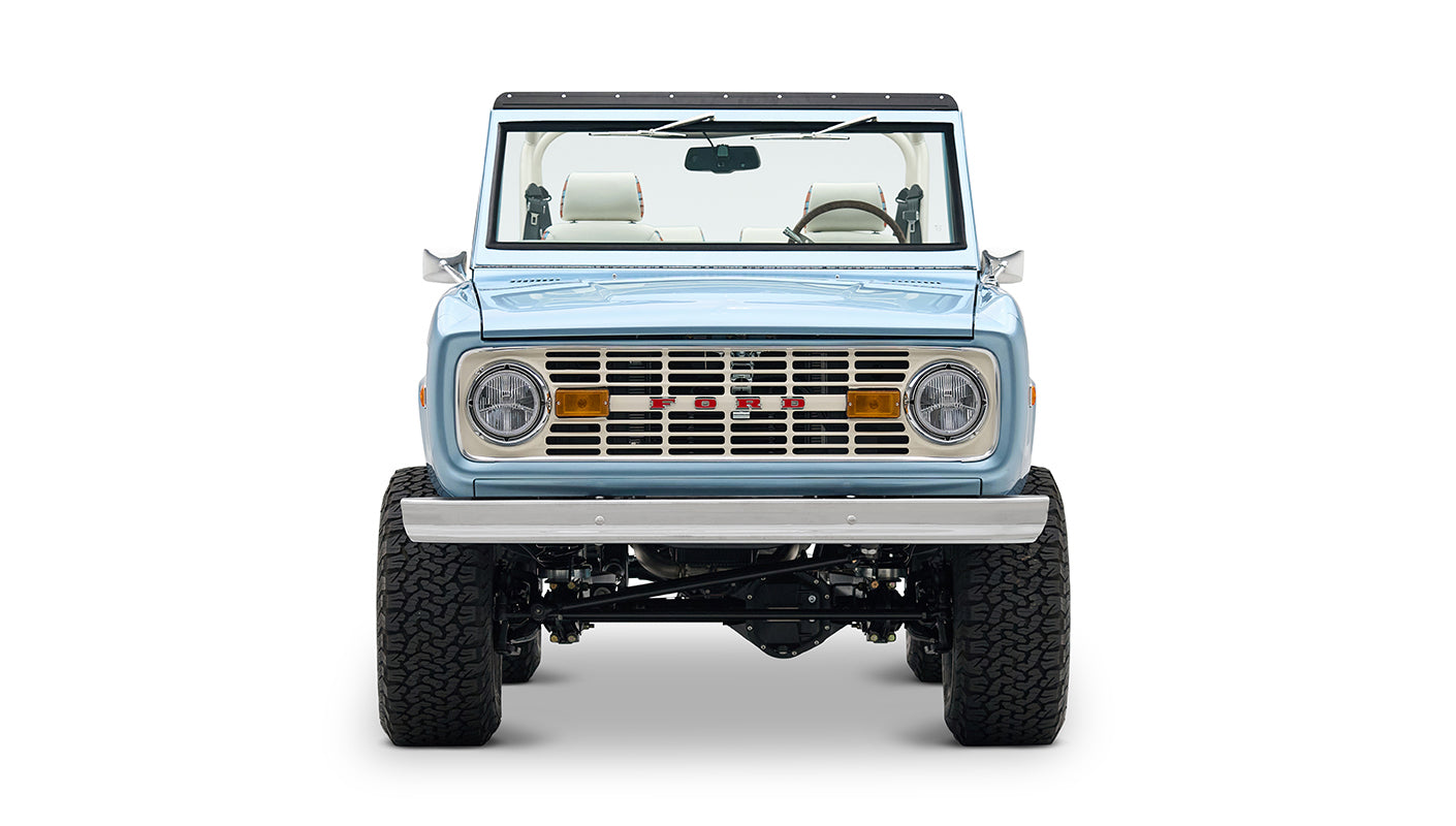Classic Ford Bronco engine bay