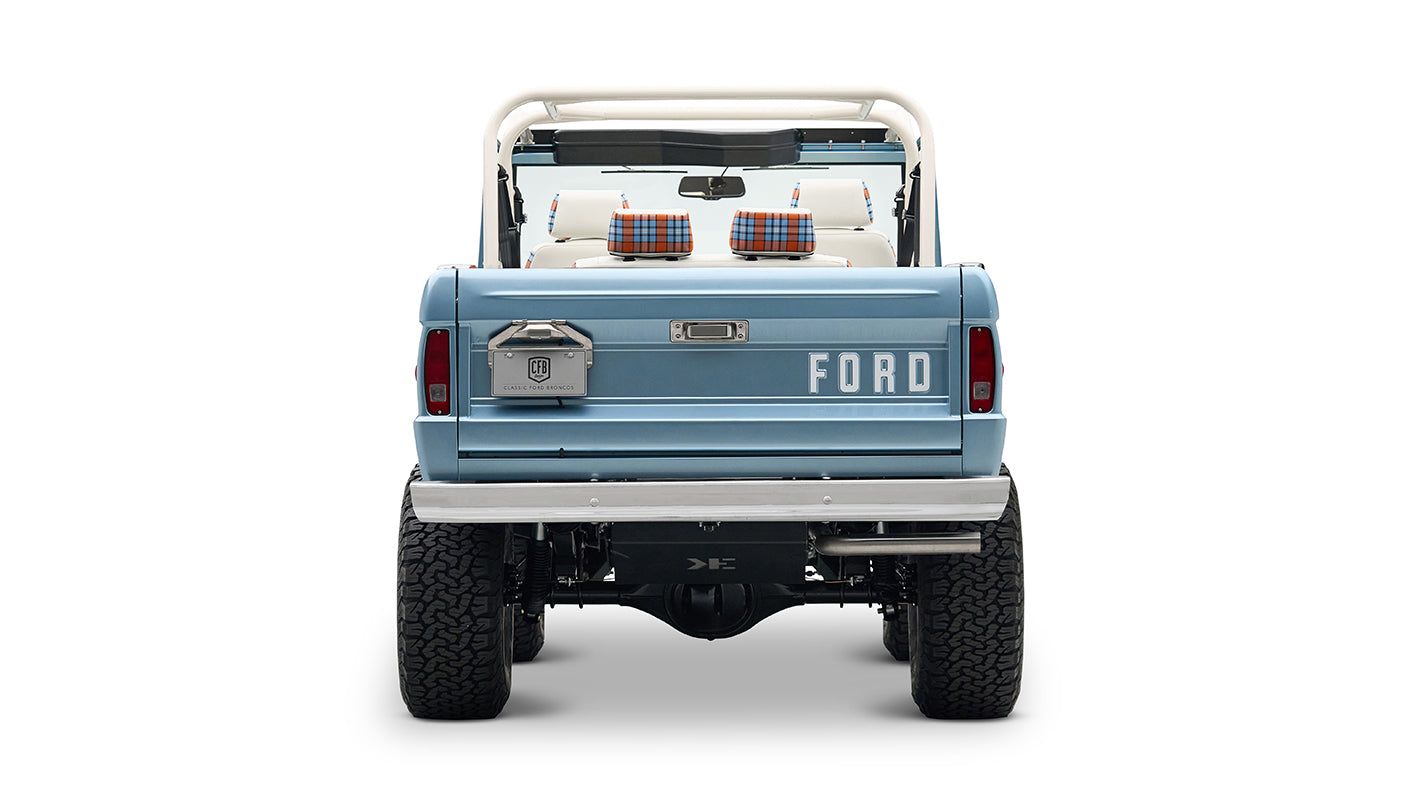 Classic Ford Bronco engine bay