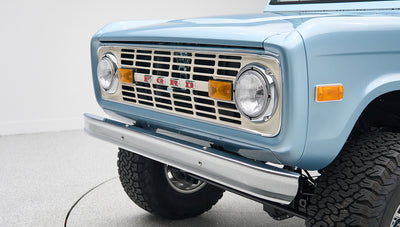 Classic Ford Bronco engine bay