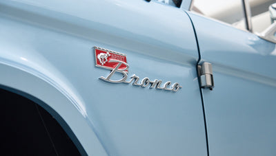Classic Ford Bronco engine bay