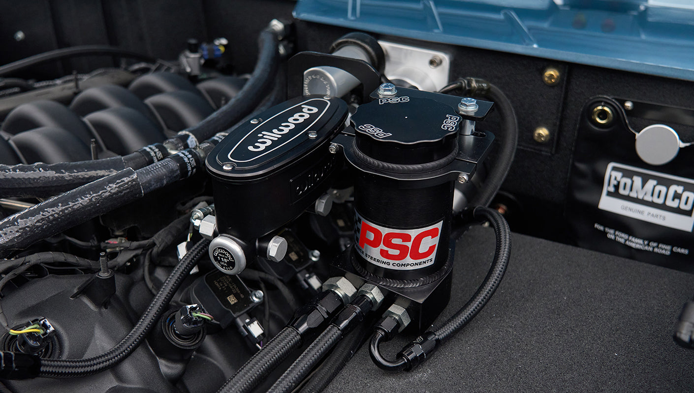 Classic Ford Bronco engine bay