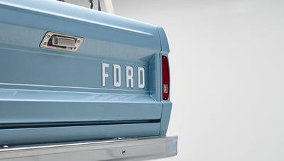 Classic Ford Bronco engine bay