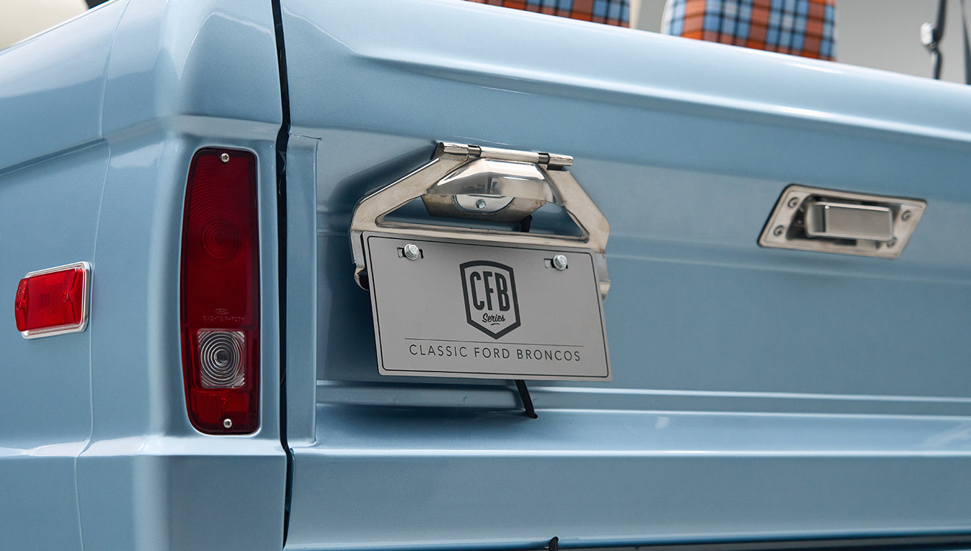 Classic Ford Bronco engine bay