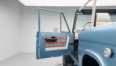 Classic Ford Bronco engine bay