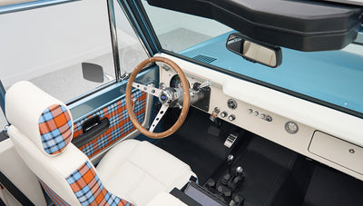 Classic Ford Bronco engine bay