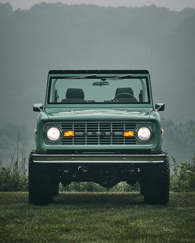 1971 Classic Ford Broncos Coyote Series in Porcelain Green