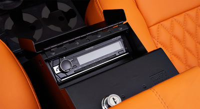 1974 Classic Ford Broncos Coyote Series Alys Beach with Orange Interior and black soft top