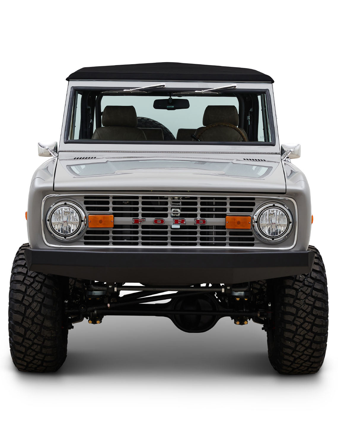 Classic Ford Bronco front view