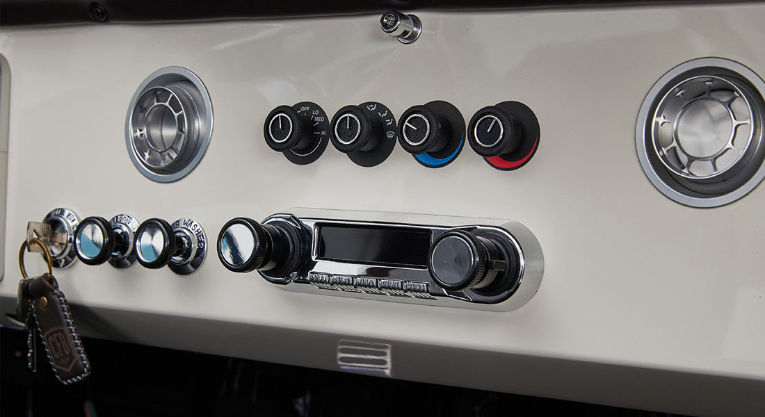 Classic Ford Bronco dashboard