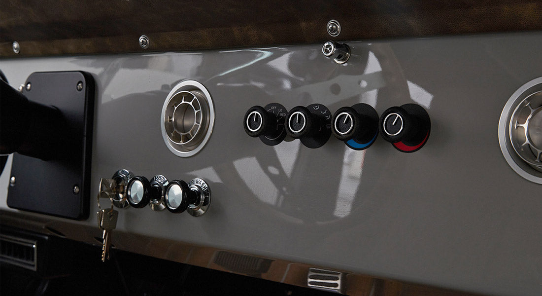 Classic Ford Bronco dashboard