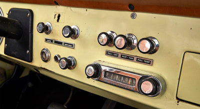 Classic Ford Bronco dashboard