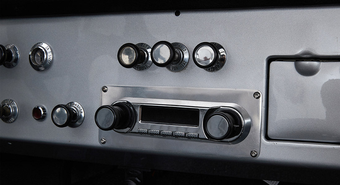 Classic Ford Bronco dashboard