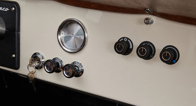 Classic Ford Bronco dashboard