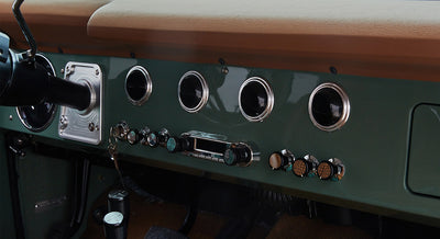 Classic Ford Bronco dashboard