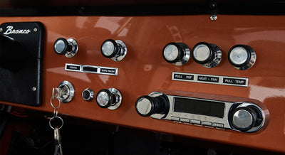 Classic Ford Bronco dashboard