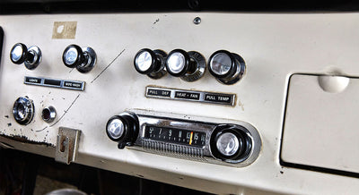 Classic Ford Bronco dashboard