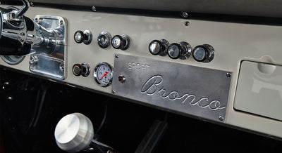 Classic Ford Bronco dashboard