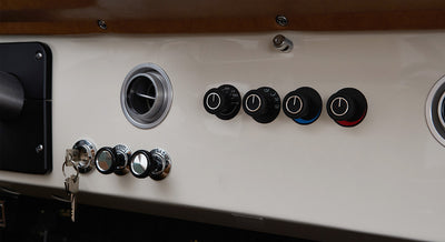 Classic Ford Bronco dashboard