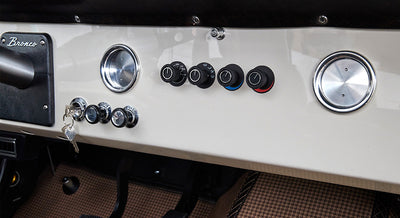 Classic Ford Bronco dashboard