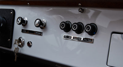Classic Ford Bronco dashboard