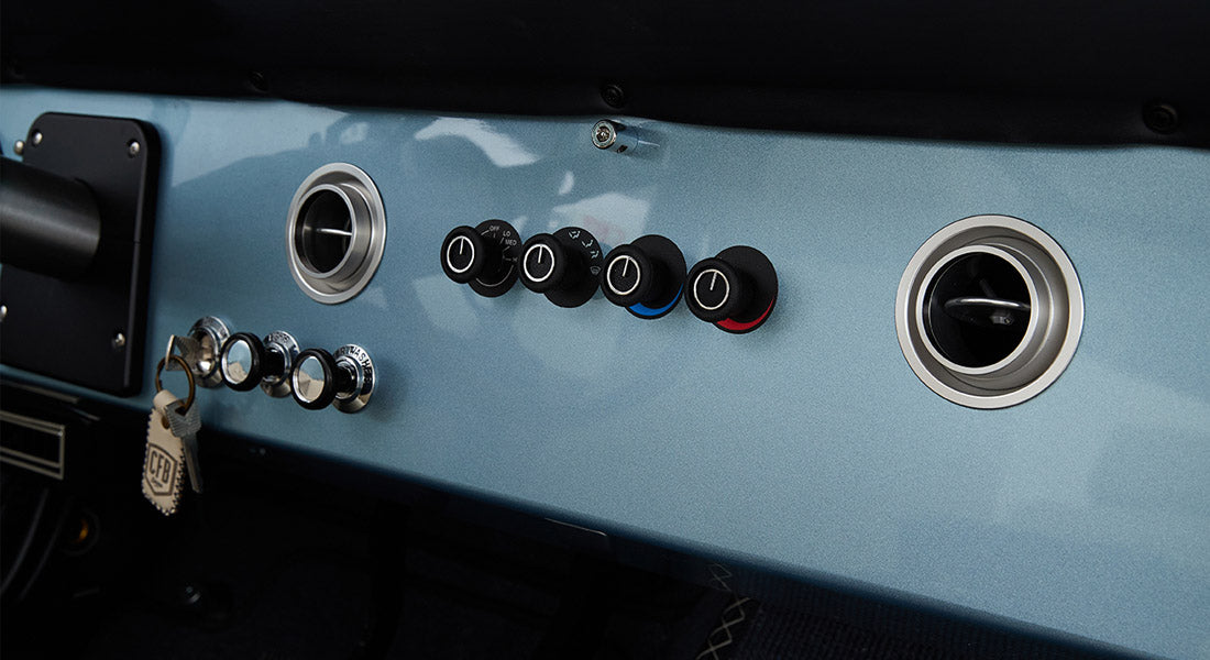 Classic Ford Bronco dashboard