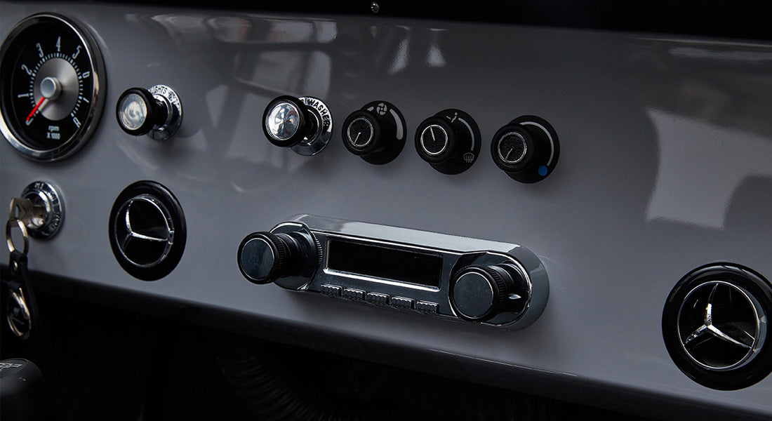 Classic Ford Bronco dashboard