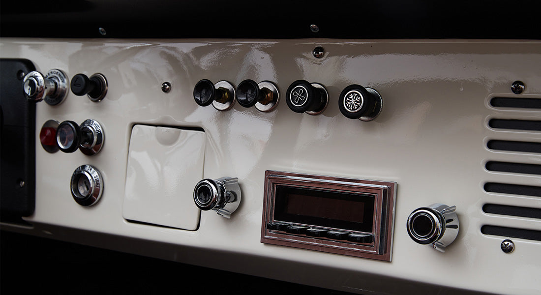 Classic Ford Bronco dashboard