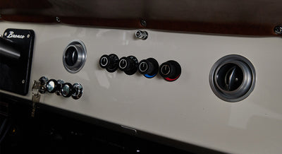 Classic Ford Bronco dashboard